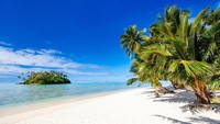 Cook Islands di Polinesia menduduki peringkat kelima. Pulau-pulau kecil bberpasir putih yang tenang siap menjamu Anda (iStock)