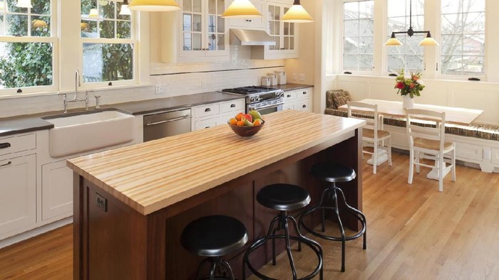 Beautiful kitchen in luxury home.