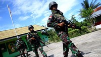 Mereka bertugas mengamankan wilayah perbatasan selama sembilan bulan. Muhammad Ridho/detikcom.