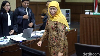 Khofifah Bersaksi di Sidang Kasus Suap Jabatan Kemenag