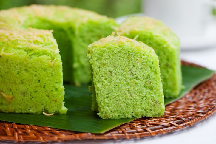 Pandan cake dan lapis legit