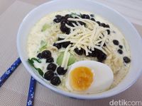 Resep Mie Instan Rebus Boba Berkuah Susu Creamy