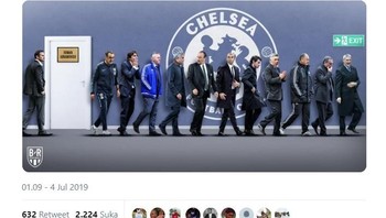 Di bawah kepemilikan Roman Abramovich, banyak pelatih yang silih berganti mengisi kursi panas pelatih Chelsea. Foto: Istimewa