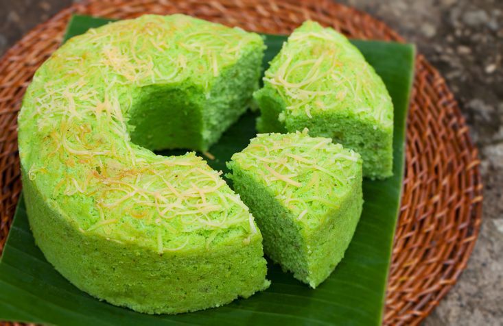 Pandan cake dan lapis legit