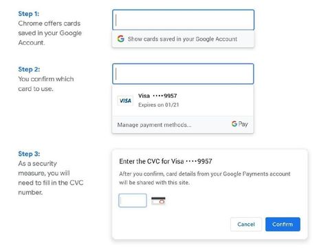 Chrome Bisa Otomatis Isi Data Kartu Kredit 