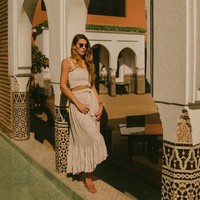 Wanita yang kini tinggal berpindah-pindah antara Brazil dan Paris itu pun kerap melakukan liburan mewah. Dalam foto ini, Bianca tengah berlibur ke Maroko.  Foto: Instagram