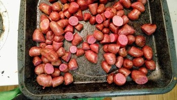 Bukan sosis, tapi ubi ungu. Foto: Brightside