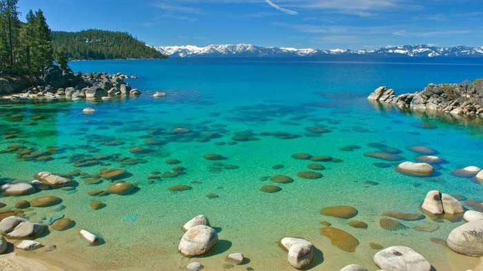 Pantai bugil di Nevada, Amerika Serikat.