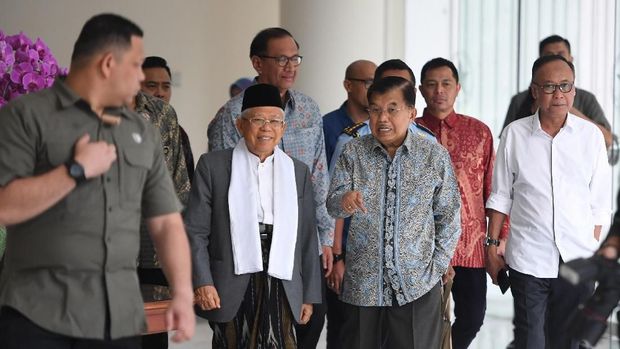 Transfer Ilmu Wapres dari JK ke Ma'ruf Amin Dimulai
