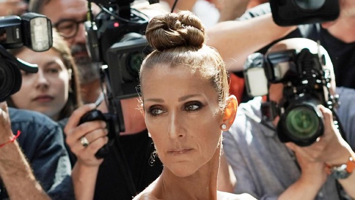 PARIS, FRANCE - JULY 01: Celine Dion attends the Schiaparelli Haute Couture Fall/Winter 2019 2020 show as part of Paris Fashion Week on July 01, 2019 in Paris, France. (Photo by Pascal Le Segretain/Getty Images)