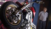 Suryanation Motorland 2019 merupakan ajang terbesar bagi para pencinta dunia costum dan motor enthusiast di Indonesia. Pool/Suryanation Motorland.