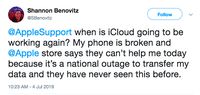 Tak Hanya WhatsApp Cs, Ternyata iCloud Apple Sempat Down