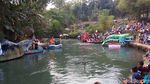 Kemeriahan Lomba Perahu Hias di Sungai Elo Magelang