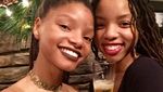 Pesona Halle Bailey, Pemeran Ariel Little Mermaid Saat Kulineran