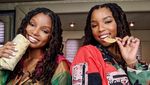 Pesona Halle Bailey, Pemeran Ariel Little Mermaid Saat Kulineran