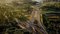 Begini kawasan Kawasan Mandalika, Lombok Tengah, Nusa Tenggara Barat yang akan menggelar perhelatan MotoGP. Foto diambil pada 23 Februari 2019. Arsyad Ali/AFP.