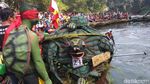Kemeriahan Lomba Perahu Hias di Sungai Elo Magelang