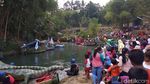 Kemeriahan Lomba Perahu Hias di Sungai Elo Magelang