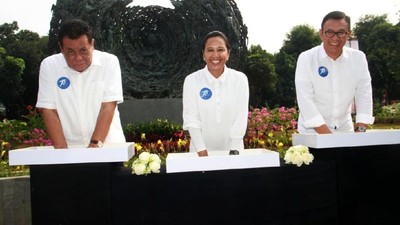 Rini Soemarno Resmikan Gedung Menara BNI