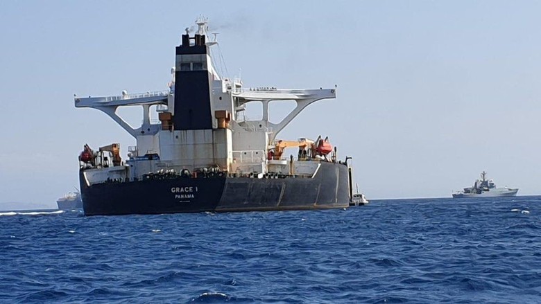 Kapal Tankernya Disita Marinir Inggris di Gibraltar, Iran Protes Kapal Tankernya Disita Marinir Inggris di Gibraltar, Iran Protes