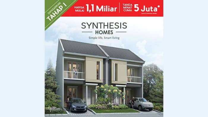 Cluster Smart Home 2 Lantai Rp 1 M Dekat Stasiun MRT