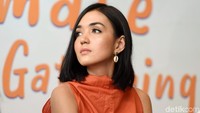Ge ternyata pria yang mensupport istrinya itu, termasuk saat dirinya tengah berjerawat. Pool/Noel/detikFoto.