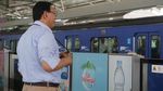 Potret Ahok Jajal MRT Jakarta Pertama Kali