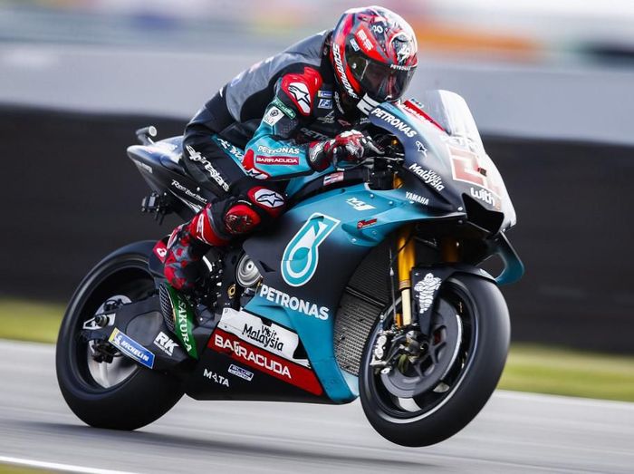 JUDI ONLINE Fabio Quartararo menilai motor YZR-M1 Yamaha sangat cocok untuknya. (Foto: Vincent Jannink / AFP)