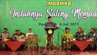 Majelis Adat Budaya Melayu (MABM) Provinsi Kalimantan Barat menggelar halalbihalal di Pontianak, Kalimantan Barat, pada Sabtu (6/7/2019).