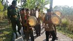 Antusias Warga Ikut Serta Ramaikan Pesta Gecok Kambing di Ungaran
