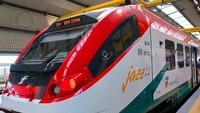 Leonardo Express, kereta cepat menuju Leonardo da Vinci International Airport atau bandara di Kota Roma tersebut memiliki waktu tempuh sekitar 32 menit. Namun, headway-nya sangat cepat yakni setiap 15 menit. Foto: Dok. TranToTheAirport.com