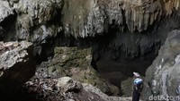 Padahal, pemandangan di dalam gua tersebut sangat indah dan instagramable. Hal itu dikarenakan guanya memiliki banyak stalaktit yang terbilang unik (Pradito Rida Pertana/detikcom)