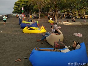 Pantai Pulau Santen Terkini di Banyuwangi, Tak Ada Pemisahan Pria Wanita