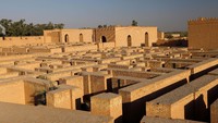 Kota tua Babilonia yang berada di kawasan Mesipotamia, Irak, merupakan salah satu wilayah yang disebut sebagai tempat lahirnya peradaban dunia. Kota ini merupakan pusat kerajaan Babel kuno yang berusia lebih dari 4 ribu tahun. Thaier Al-Sudani/Reuters.