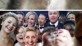 Selfie bareng artis. Foto: agoraimages