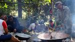Antusias Warga Ikut Serta Ramaikan Pesta Gecok Kambing di Ungaran