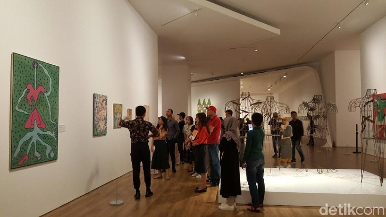 Keseruan dTraveler di Museum MACAN (Syanti Mustika/detikcom) Keseruan dTraveler di Museum MACAN (Syanti Mustika/detikcom)