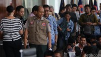 Di tahun yang sama pada bulan November, Sutopo kemudian didapuk sebagai Kepala Pusat Data Informasi dan Humas BNPB hingga saat ini. Ari Saputra/detikcom.