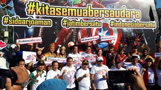 Polisi Ajak Warga Rajut Kembali Kebersamaan Pascapemilu Lewat Jalan Sehat