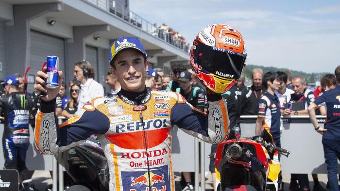 Marc Marquez juara MotoGP Jerman. (Foto: Mirco Lazzari gp/Getty Images) Marc Marquez juara MotoGP Jerman. (Foto: Mirco Lazzari gp/Getty Images)