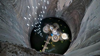 Salina Turda, di Turda, Rumania, punya taman hiburan bawah tanah yang terletak di dalam salah satu tambang garam tertua di dunia. Foto: via Brainberries
