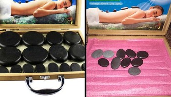 Dalam iklan, paket penjualan ini menyertakan 10 batu besar. Saat barangnya sampai memang ada 10 batu sih, tapi... (Foto: Reddit via Brightside)