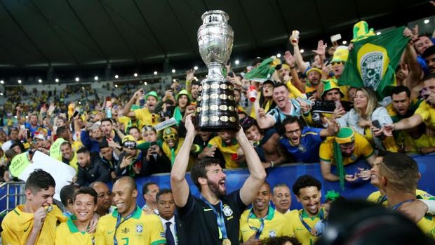 Timnas Brasil menjadi juara Copa America 2019 usai mengalahkan Peru.