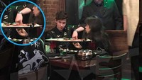 Momen ini jepret oleh paparazi. Lagi-lagi Shawn dan Camila lagi asik makan pizza berduaan Camila. Foto: Istimewa