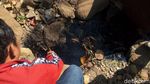 Tercemar Limbah, Air Sungai Desa Klepu Hitam dan Berlendir