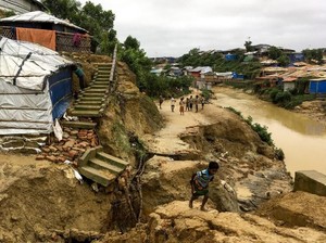 5 Ribu Gubuk Pengungsi Rohingya di Bangladesh Hancur Akibat Longsor