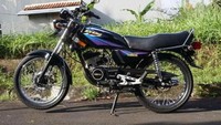 Siapa yang tidak tau motor ini? Yamaha mengeluarkan motor Tahun 1980-2008 ini bernama RX King si raja jalanan. Istimewa/Dwiresky/ Pintrest.