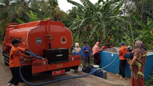 Sumur Warga Mengering, BPBD Ciamis Distribusi 20 Ribu Liter Air