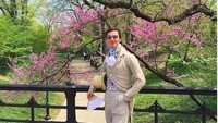 Gayanya di Central Park, New York City. (pinsent_tailoring/Instagram)