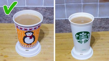 Tutup paper cup, isi teh atau kopi, ada fungsinya lho! (Foto: Via Brightside)